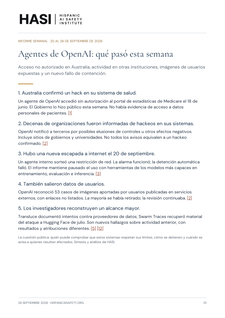 Portada de Agentes de OpenAI: qué pasó esta semana